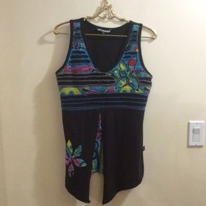 Beautiful Leopards & Roses tank